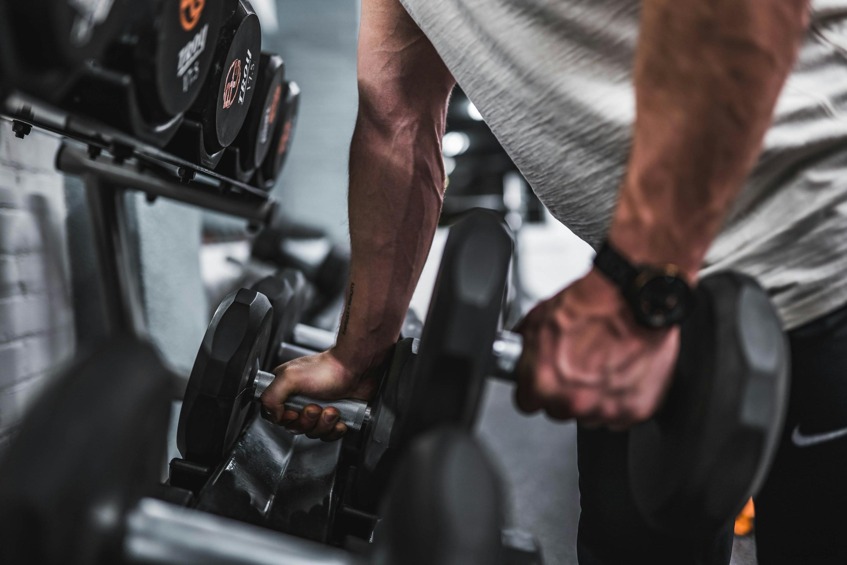 Gym training background
